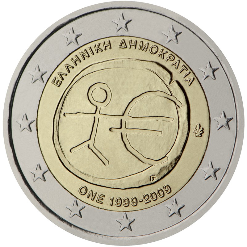 2 euro con l'omino